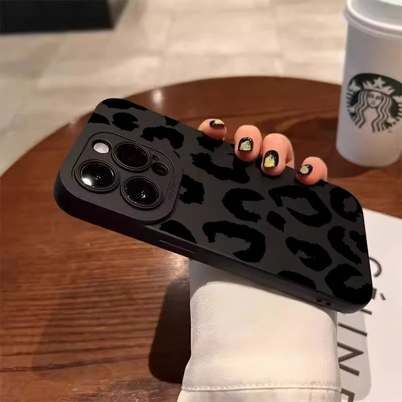 Leopard Design Camera Protective iPhone Case