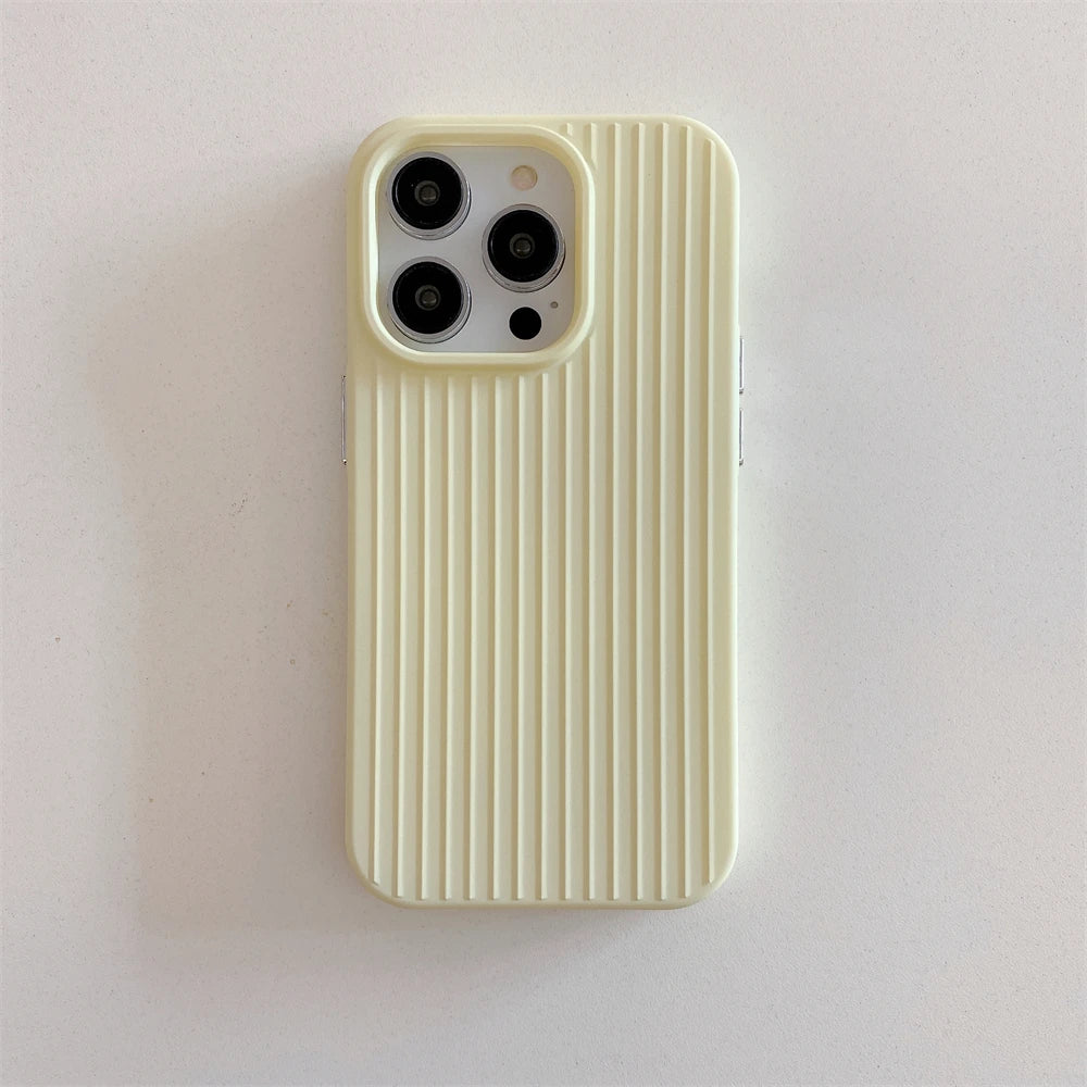 Color Tile Ribbed iPhone Case
