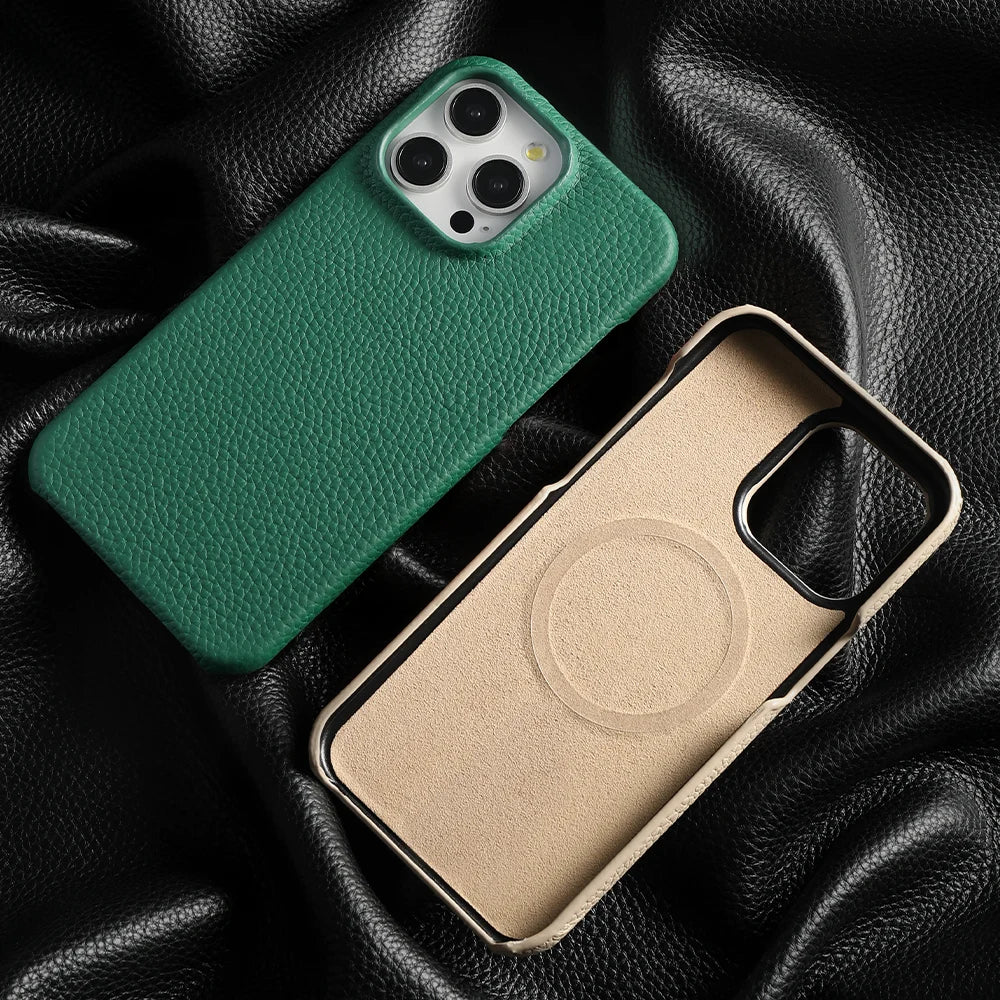 Leather Magnetic Protector iPhone Case