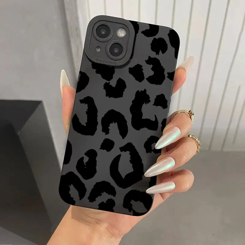 Leopard Design Camera Protective iPhone Case