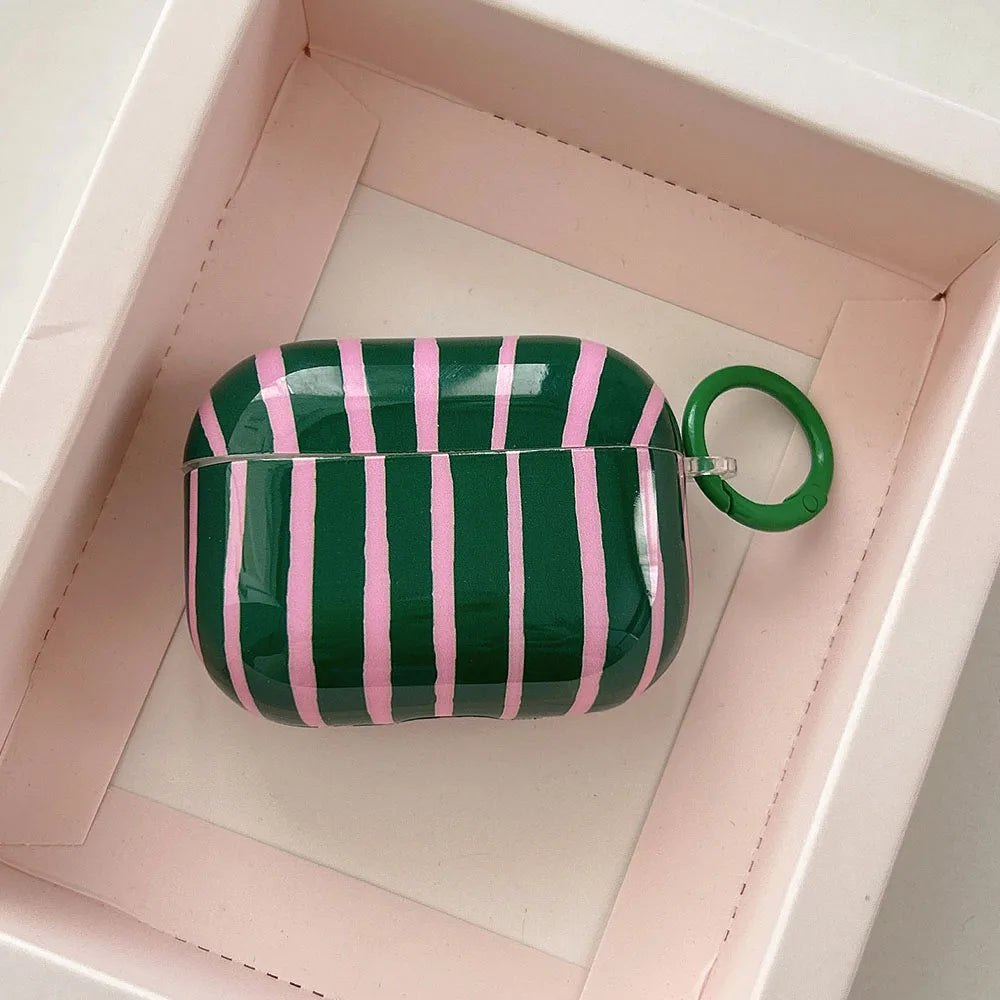 Color Stripe AirPods Protective Case