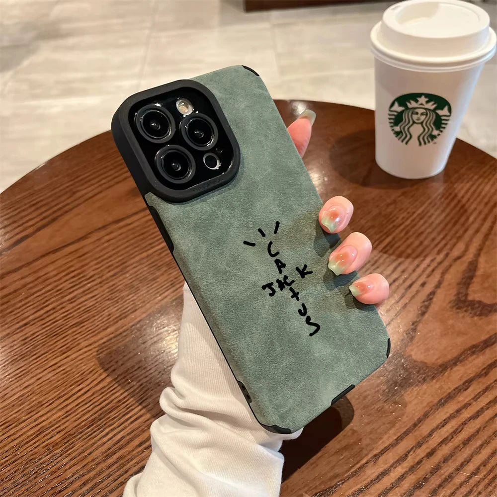 Flip leather iPhone Case