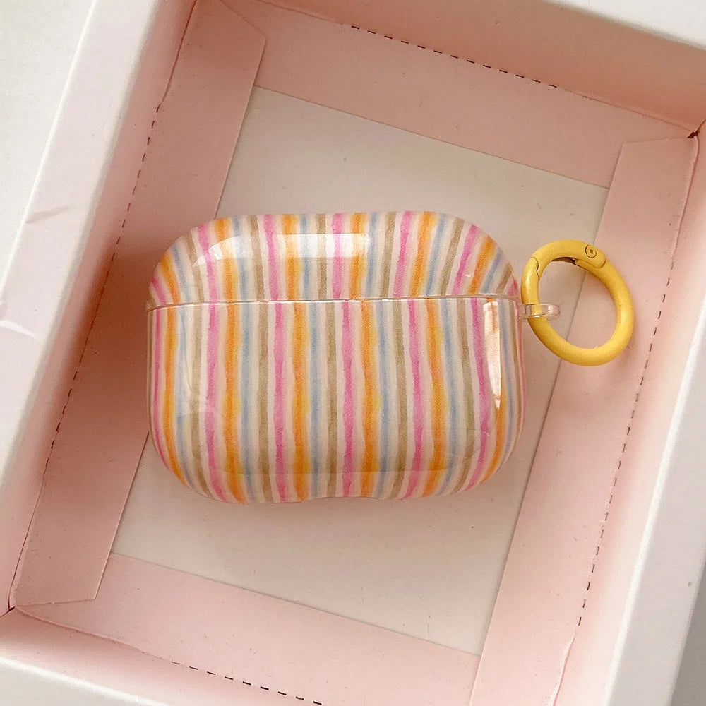 Color Stripe AirPods Protective Case