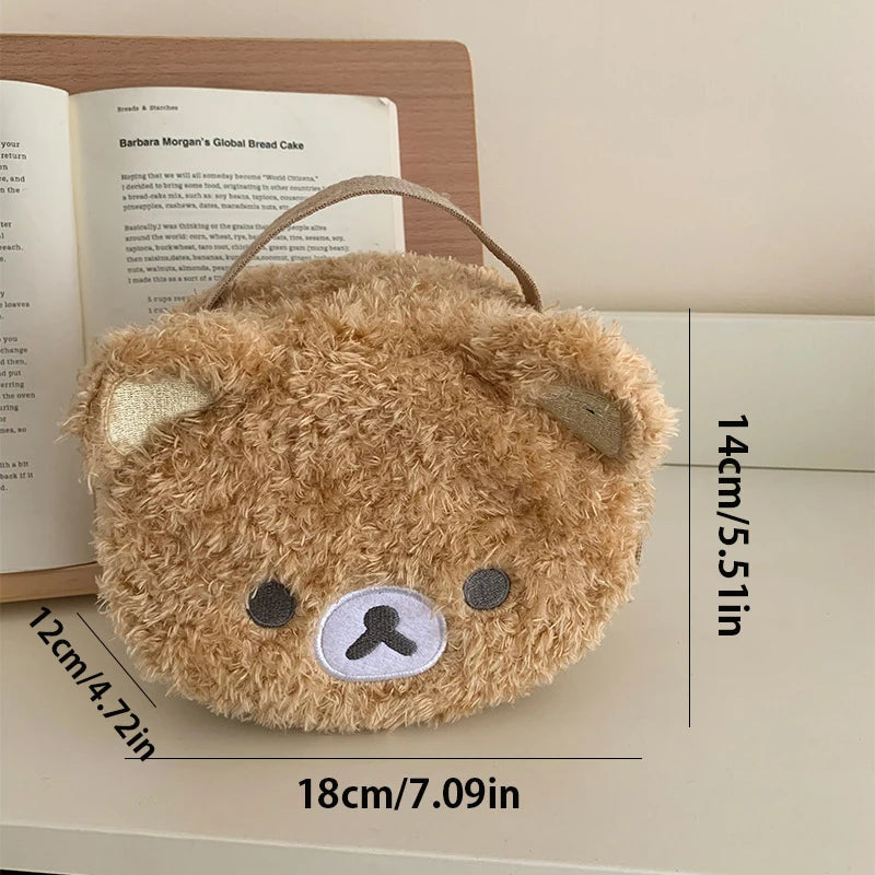 Cute Bear Plush Makeup Storage Bag