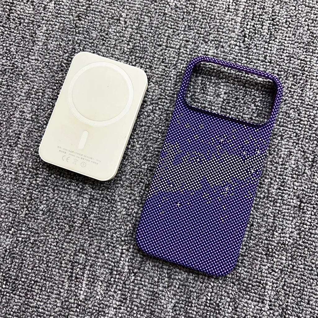Carbon Fibre Pattern Frameless iPhone Case