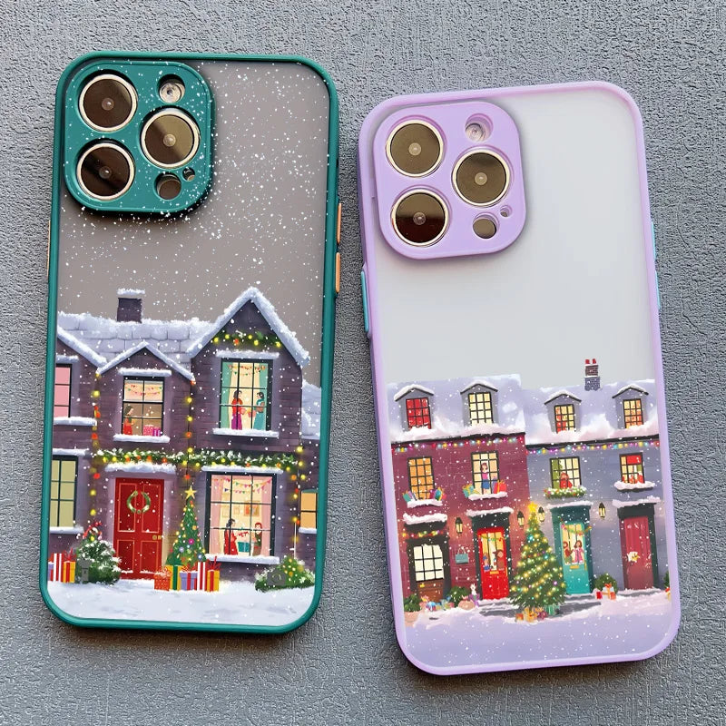Building Snow Scenery iPhone Case
