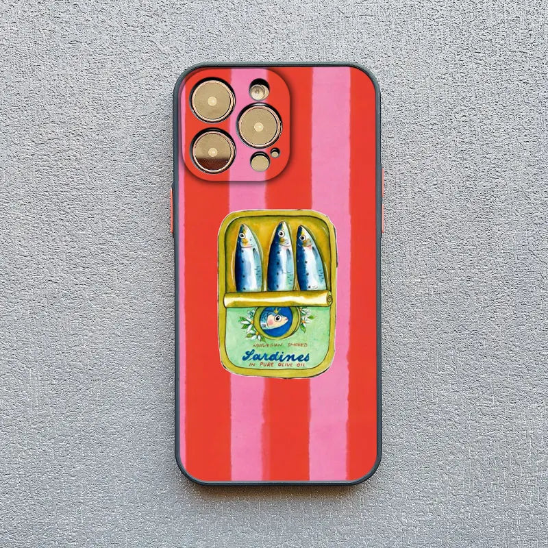 Sardines Color Fish Funny iPhone Case