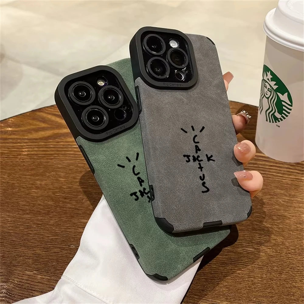 Flip leather iPhone Case