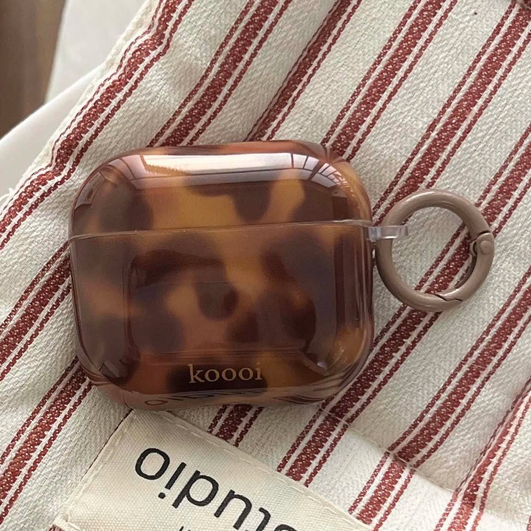 Amber Transparent AirPods Protective Case