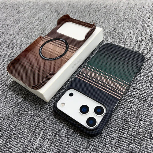 Carbon Fibre Pattern Frameless iPhone Case