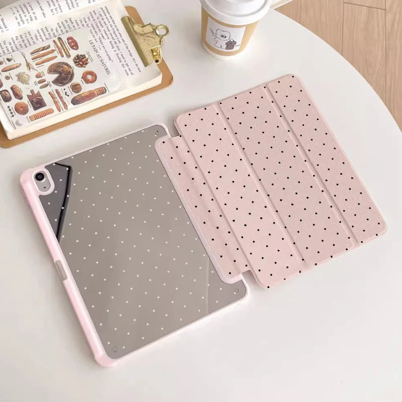 Polka Dot iPad Trifold Case