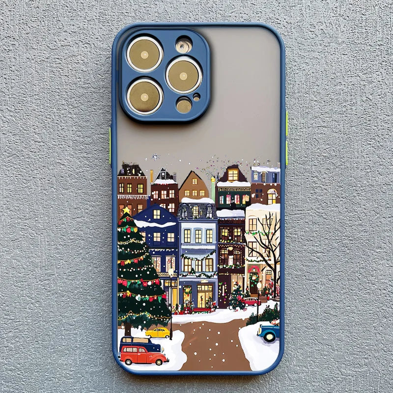 Building Snow Scenery iPhone Case