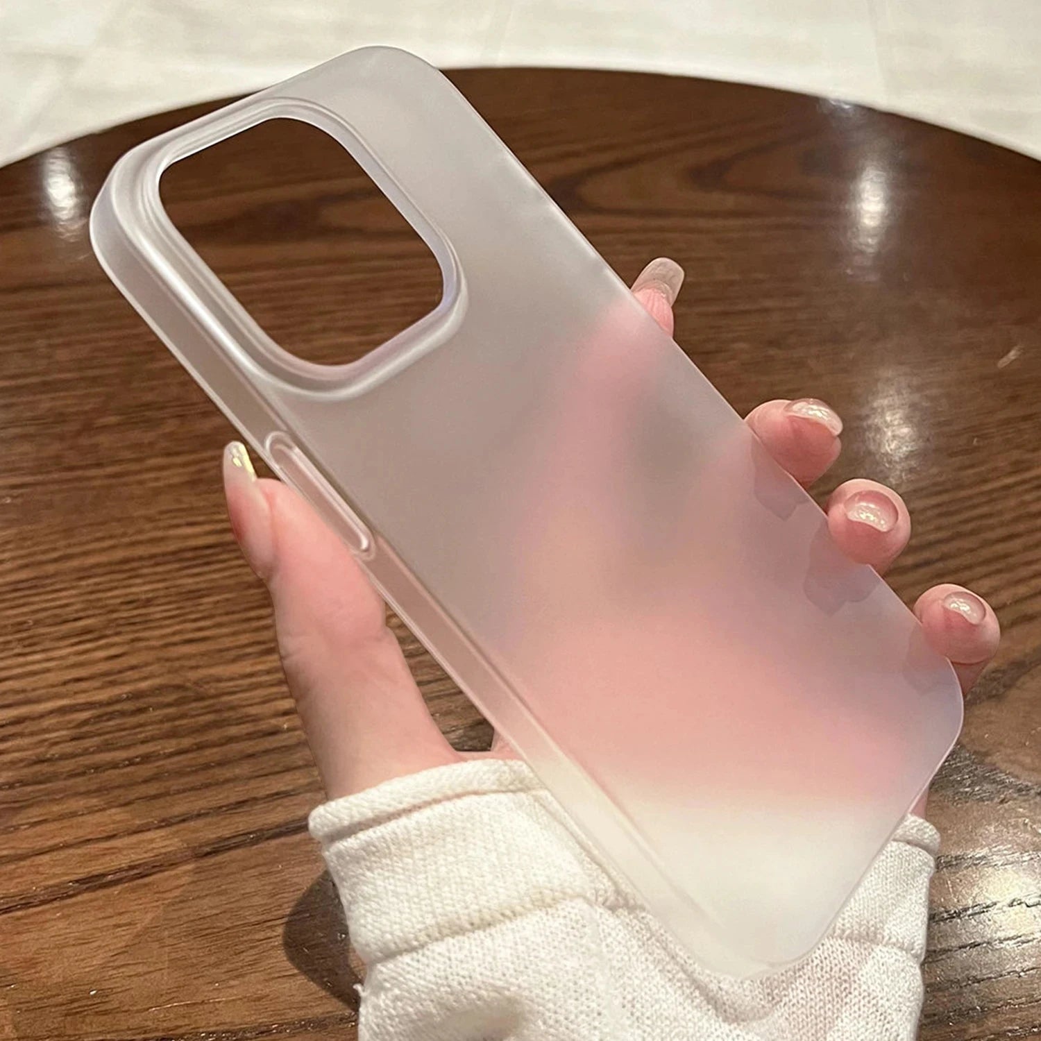 Ultra Thin Matte Clear iPhone Case