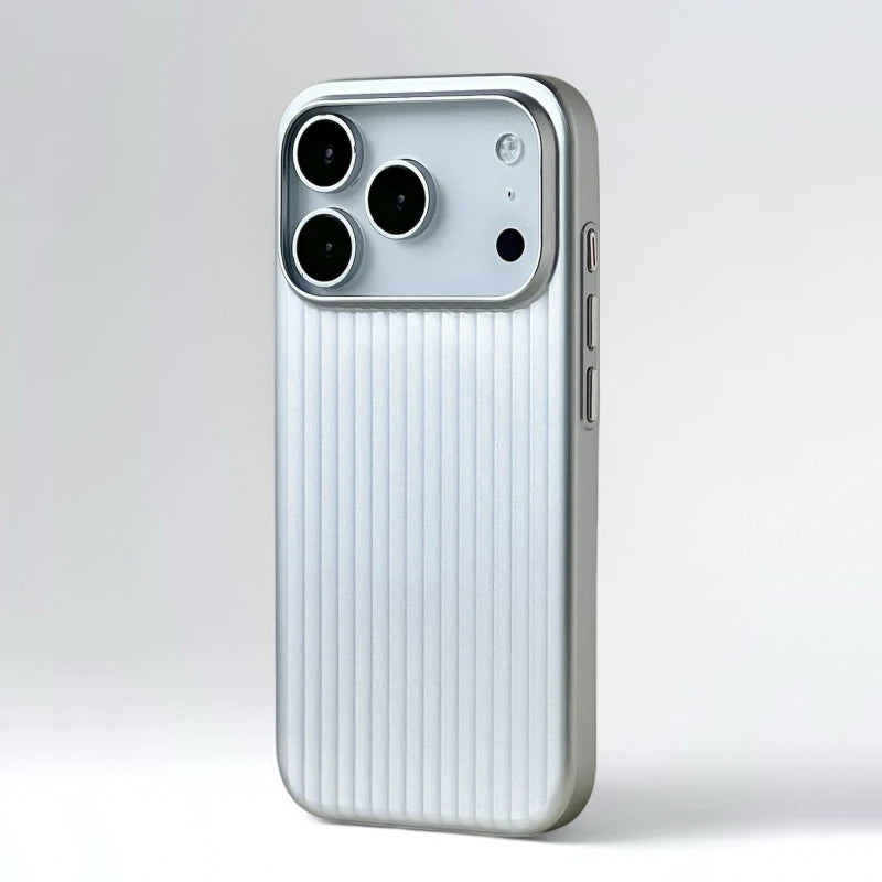 Fashion Plating 3D Luggage Stripes for Magsafe iPhone Case
