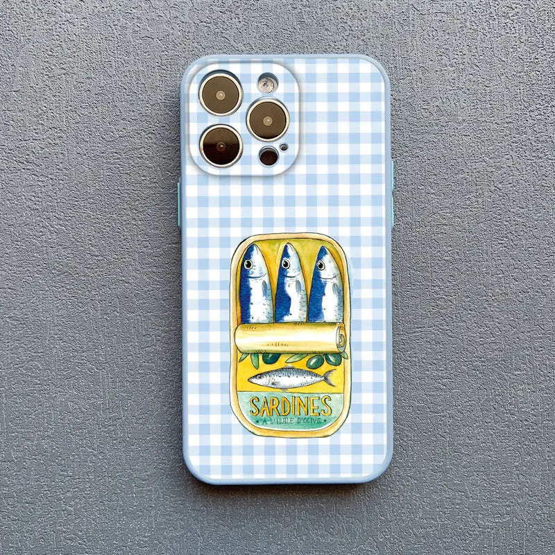 Sardines Color Fish Funny iPhone Case