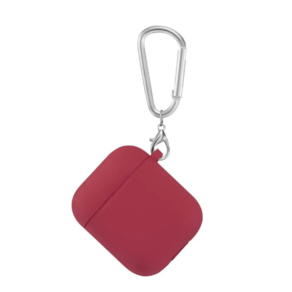 AirPods Silicone Protective Case with Keychain