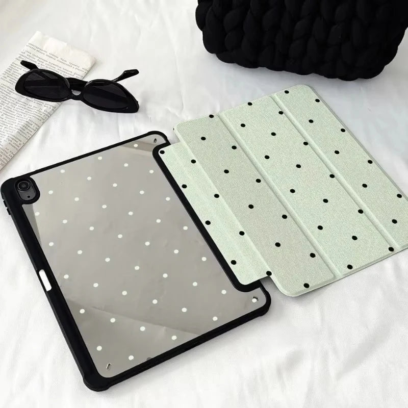 Polka Dot iPad Trifold Case