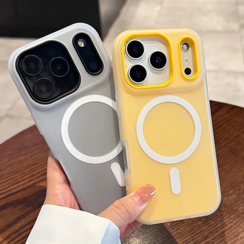 Candy Color 2 IN 1 Magnetic iPhone Case