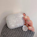 Pearl AirPods Silicone Case with Keyring