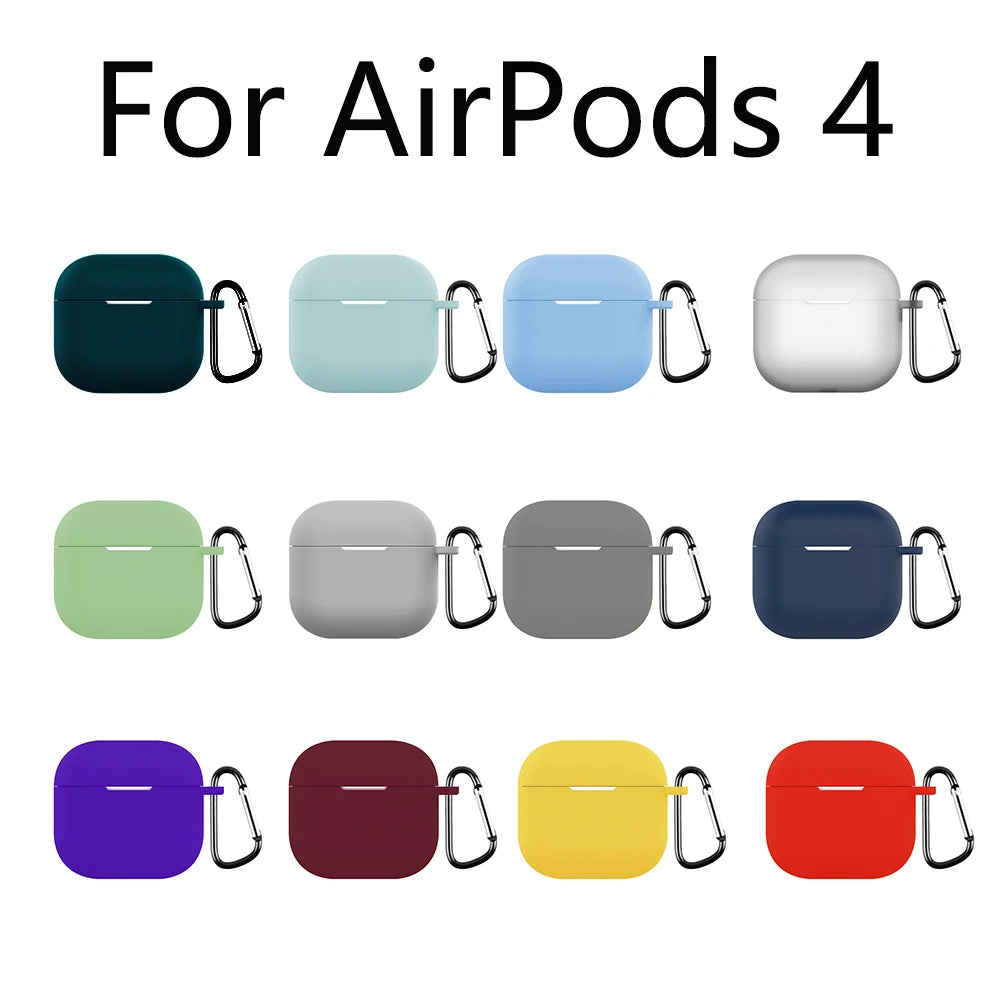 AirPods 4 Silicone Protective Case with Hook