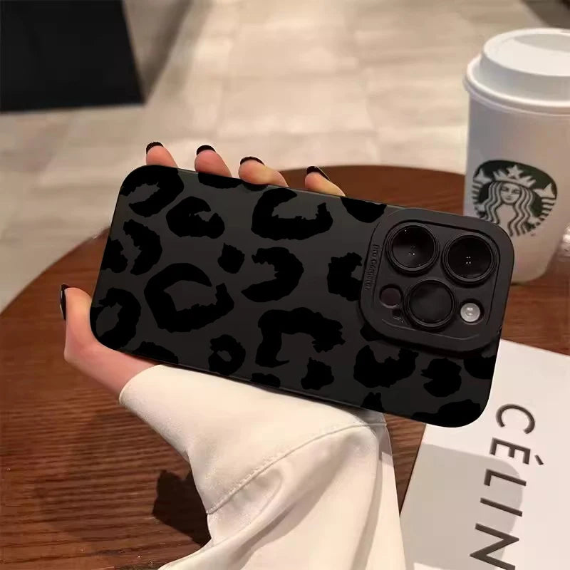 Leopard Design Camera Protective iPhone Case