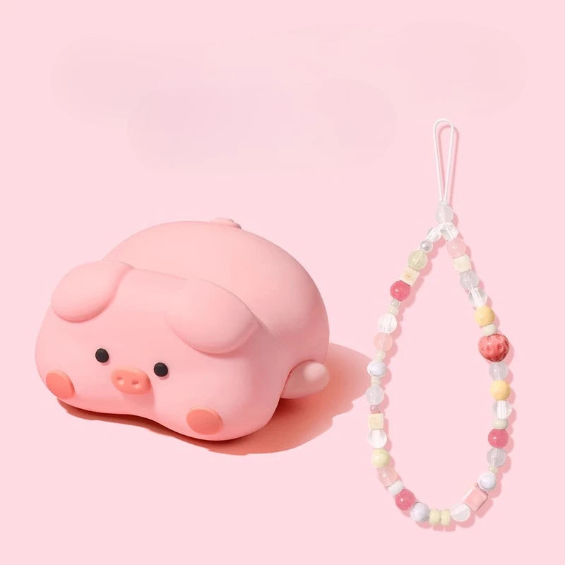 Cute 3D Pig AirPods Protective Case