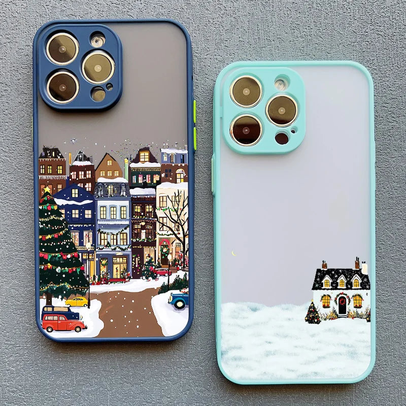 Building Snow Scenery iPhone Case
