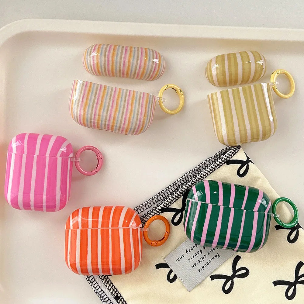 Color Stripe AirPods Protective Case
