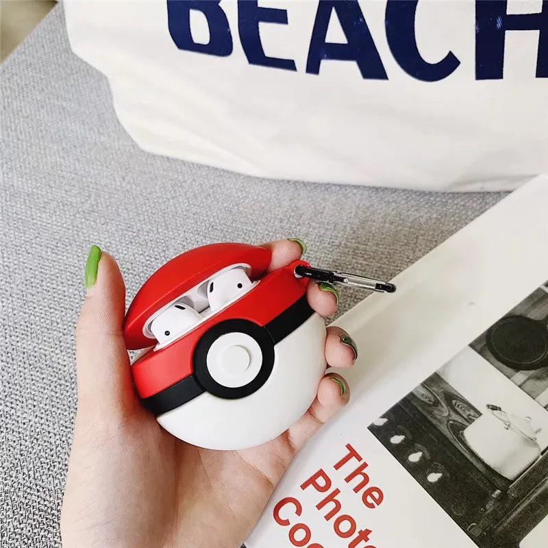 Pokemon Ball AirPods Silicone Case