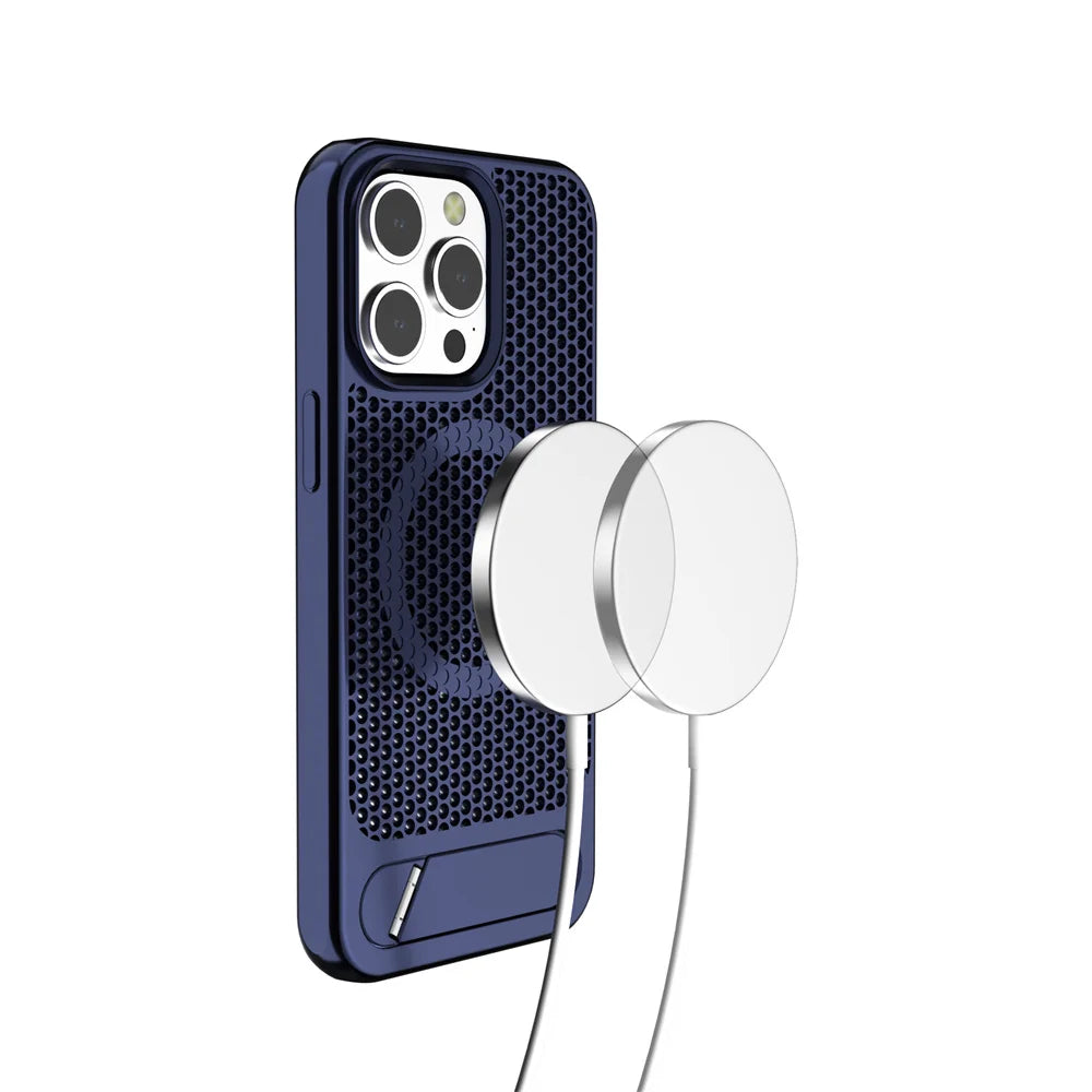 Cooling Stand Magnetic iPhone Case