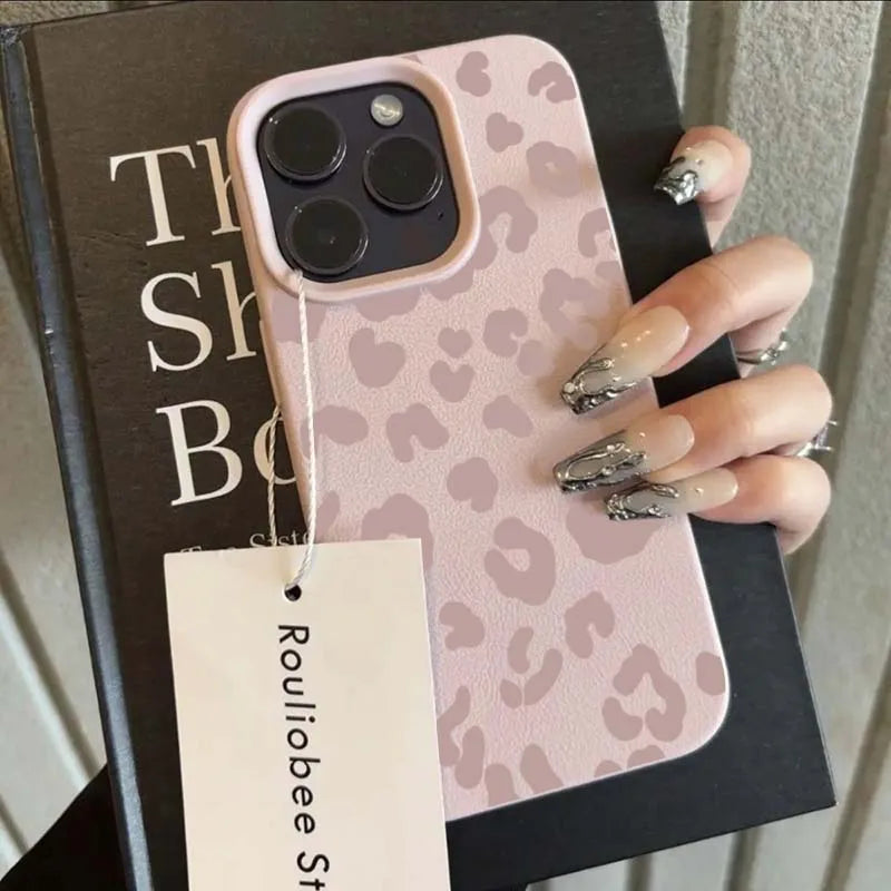 Leopard Print Lichee Patterns iPhone Case