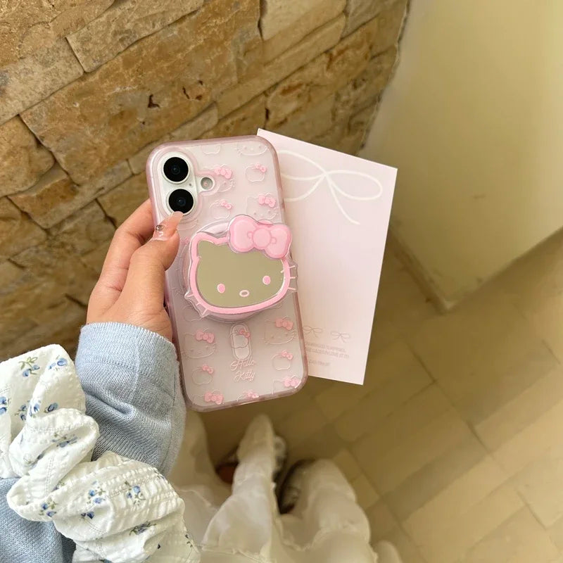 Cute Hello Kitty Magnetic Magsafe Wireless Charge iPhone Case