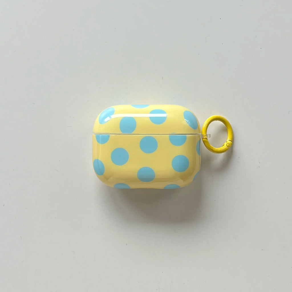 Polka Dot AirPods Case with Ring