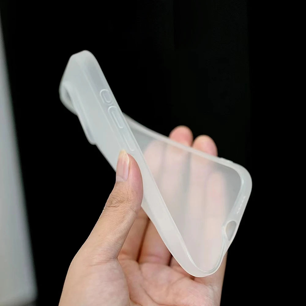 Ultra Thin Matte Clear iPhone Case