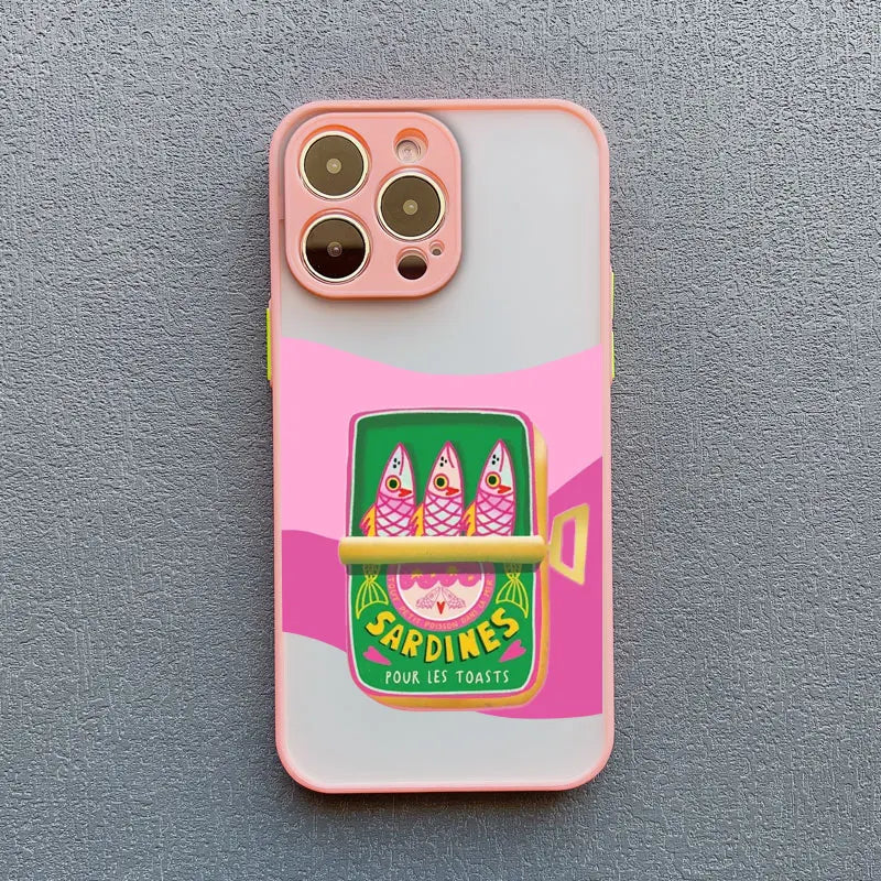Sardines Color Fish Funny iPhone Case