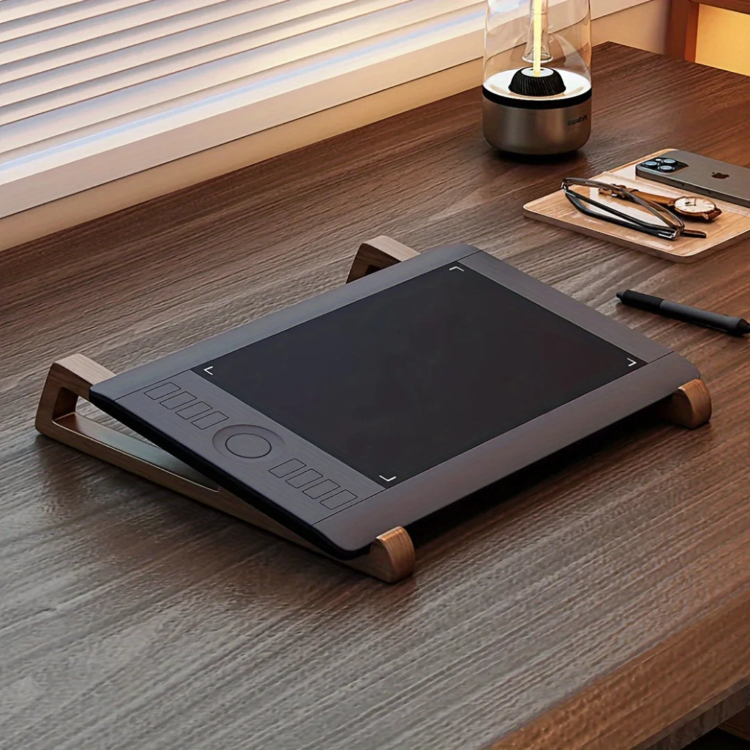 Portable Wooden Laptop Stand Foldable Ergonomic Cooling