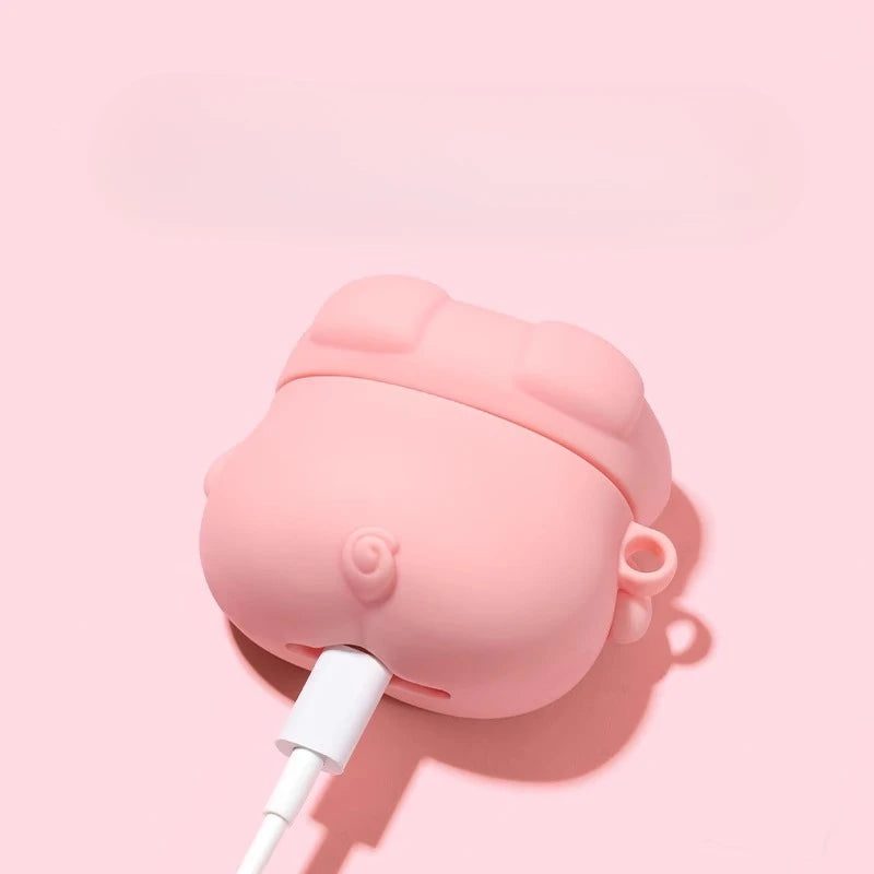 Cute 3D Pig AirPods Protective Case