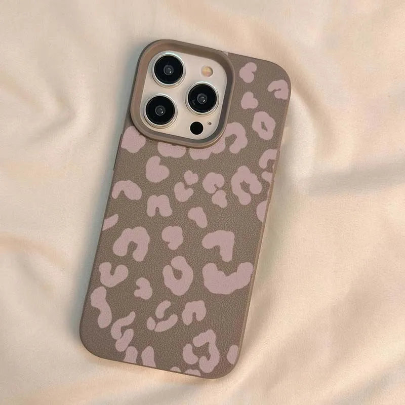 Leopard Print Lichee Patterns iPhone Case