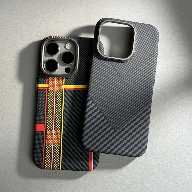 Magnetic Charging Shell Camera Armor iPhone Case