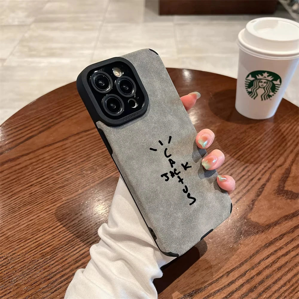 Flip leather iPhone Case