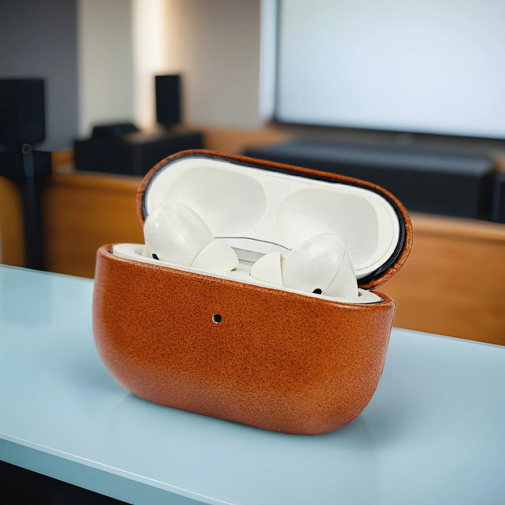 Leather AirPods Protective Case Full Cover