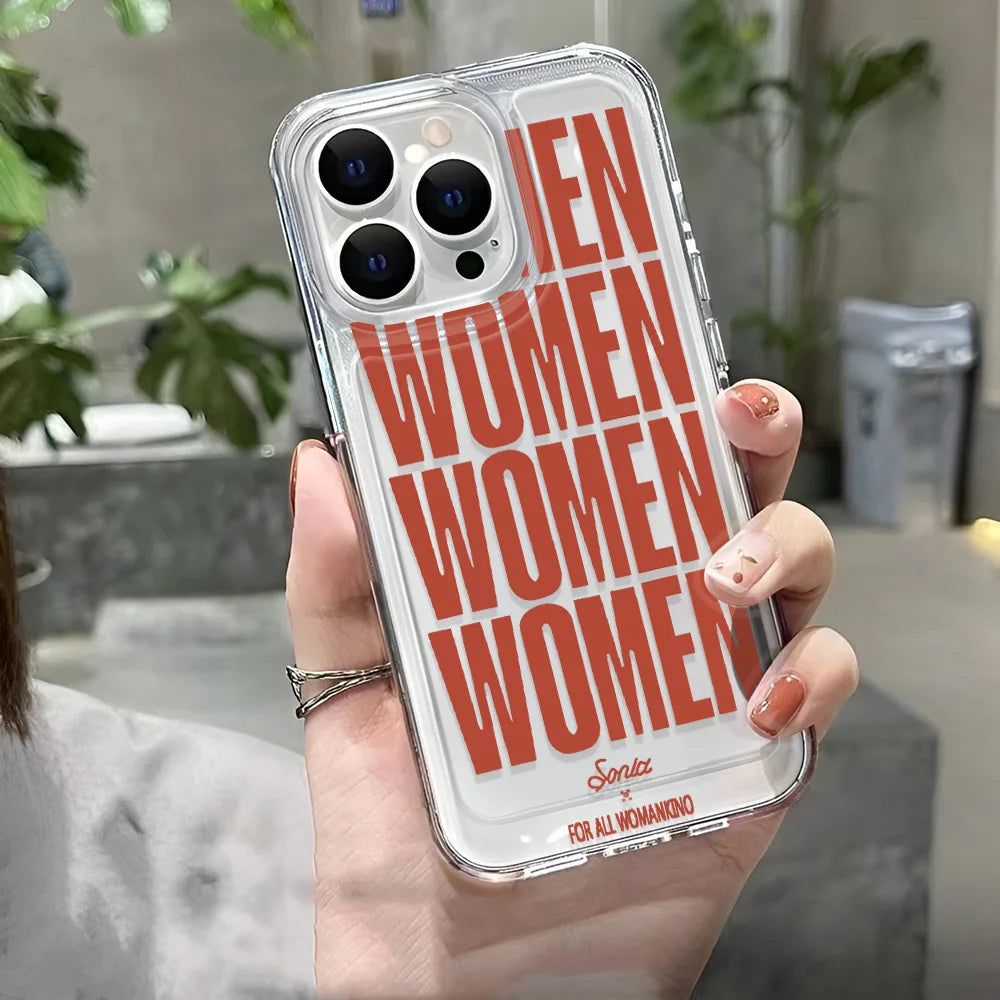 Women Simple  iPhone Case
