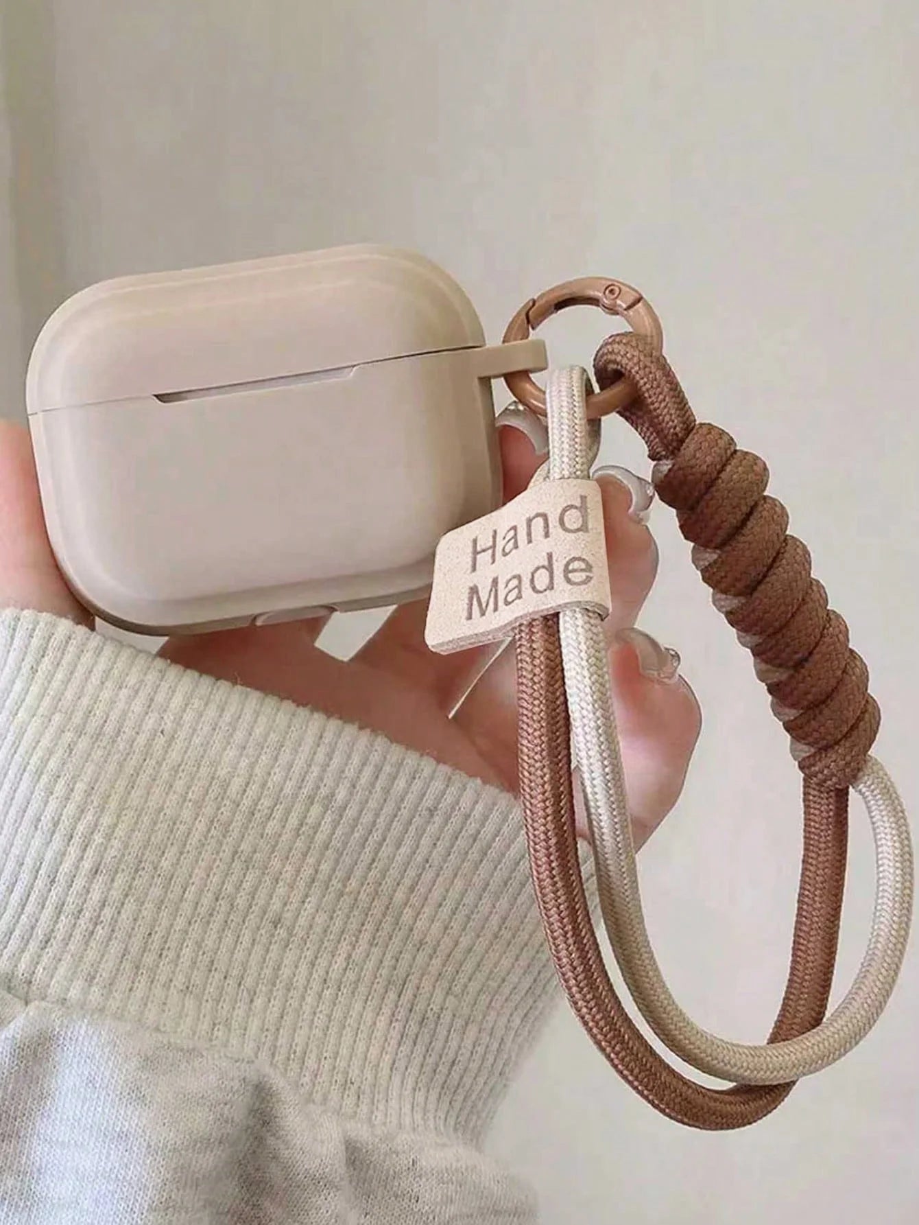 Smile Silicone AirPods Case with Hand Strap