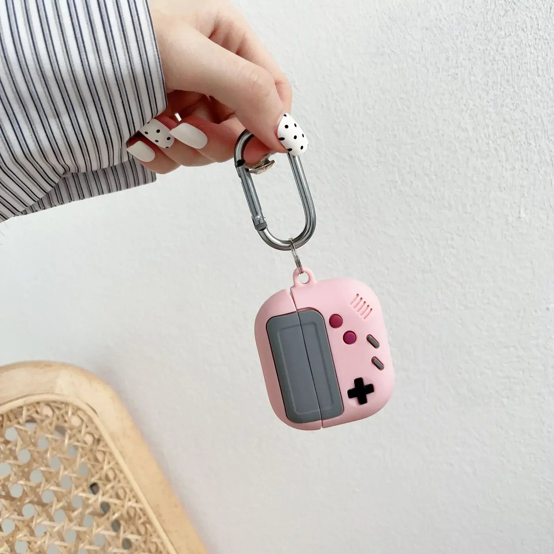 Retro Gameboy AirPods Case with Hook