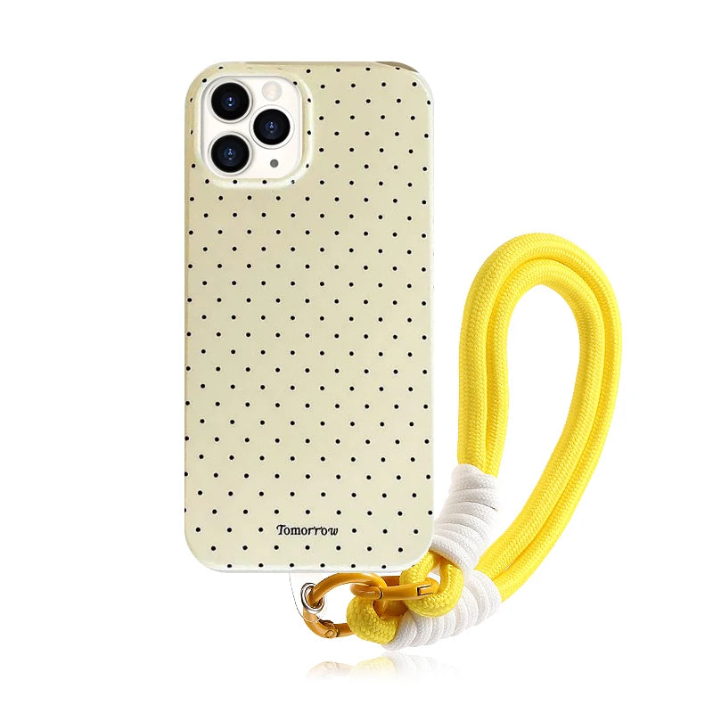 Polka Dot Small Fresh Mobile iPhone Case