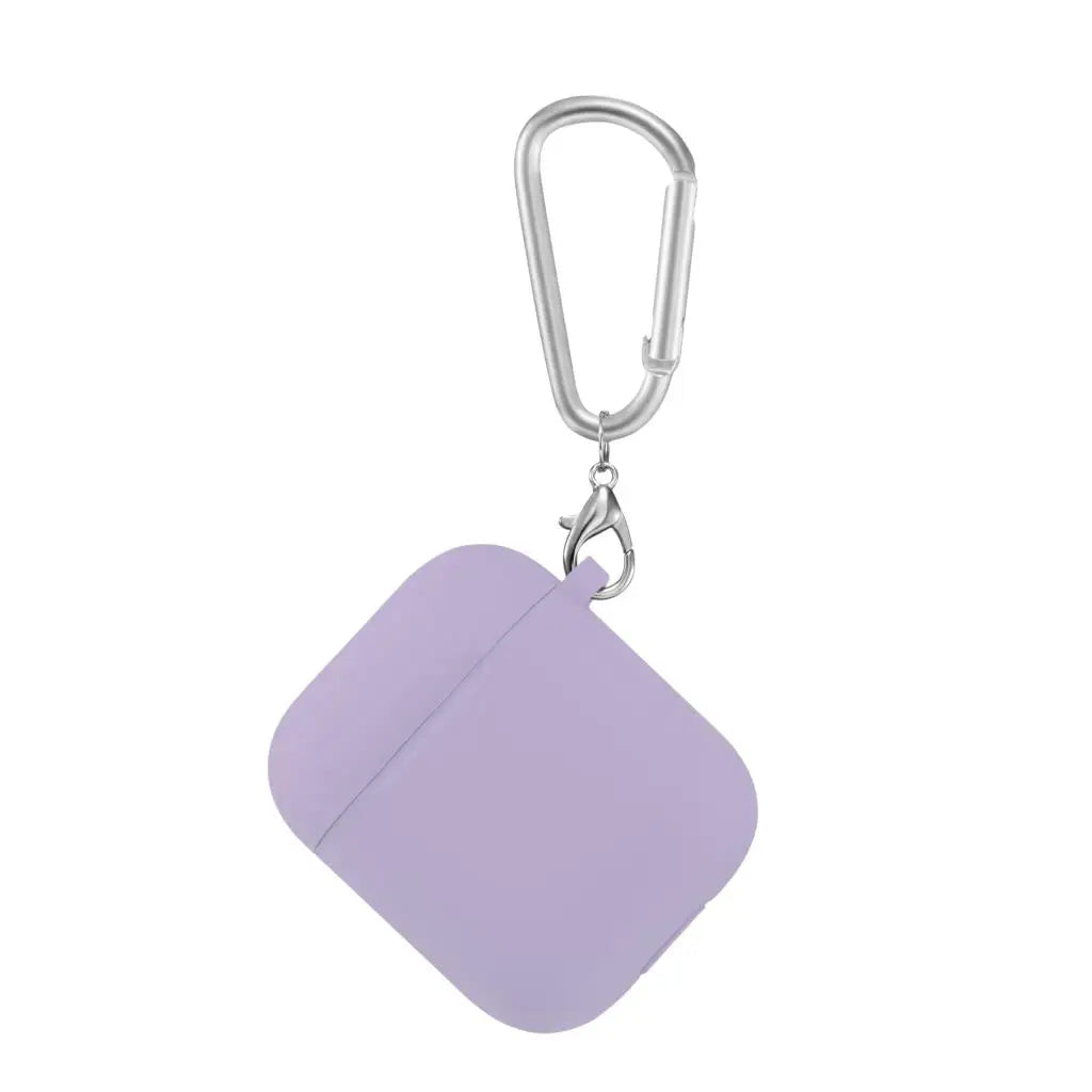 AirPods Silicone Protective Case with Keychain