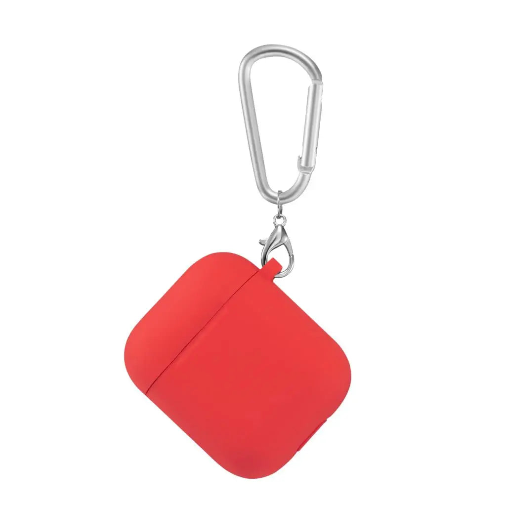 AirPods Silicone Protective Case with Keychain