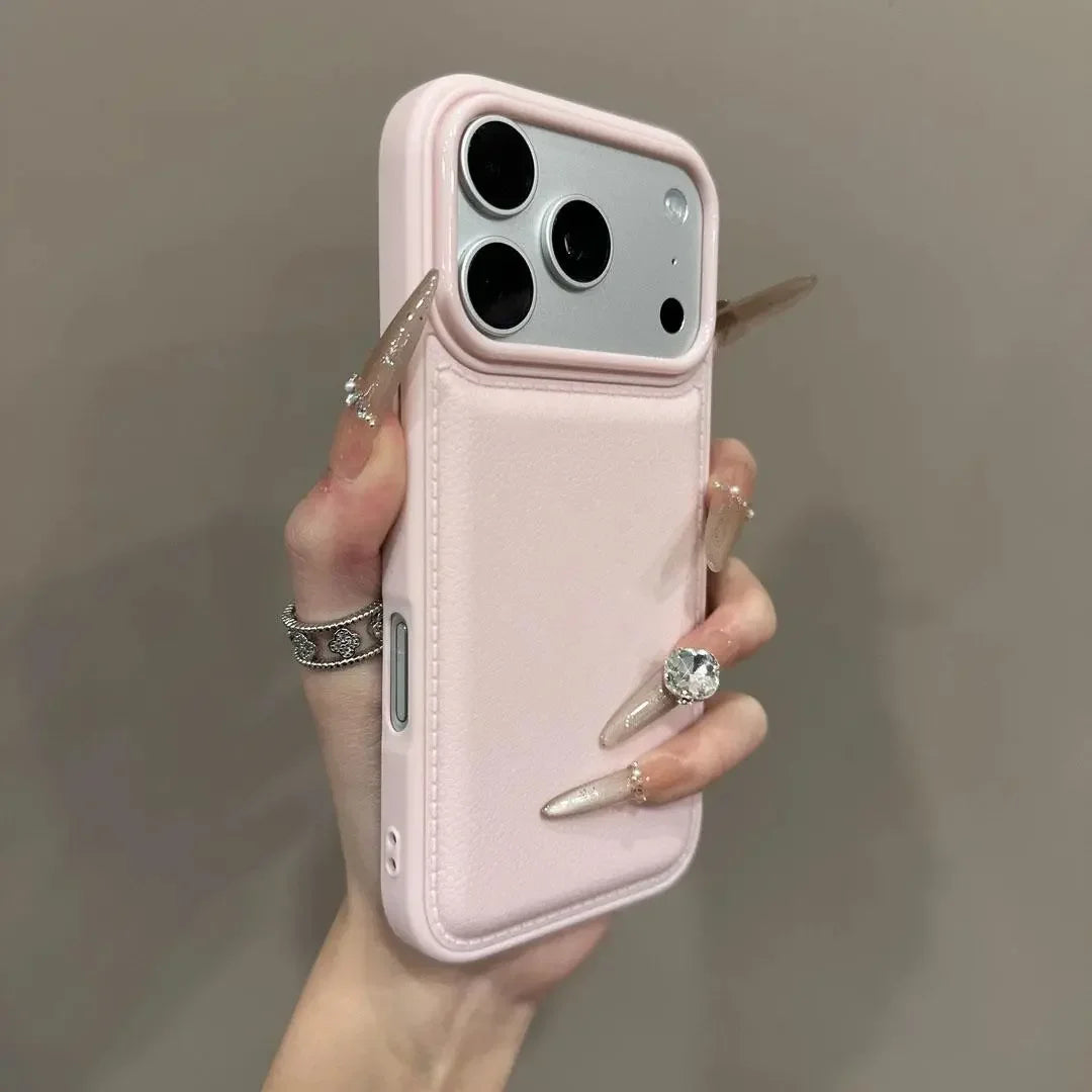 Bulge Leather iPhone Case