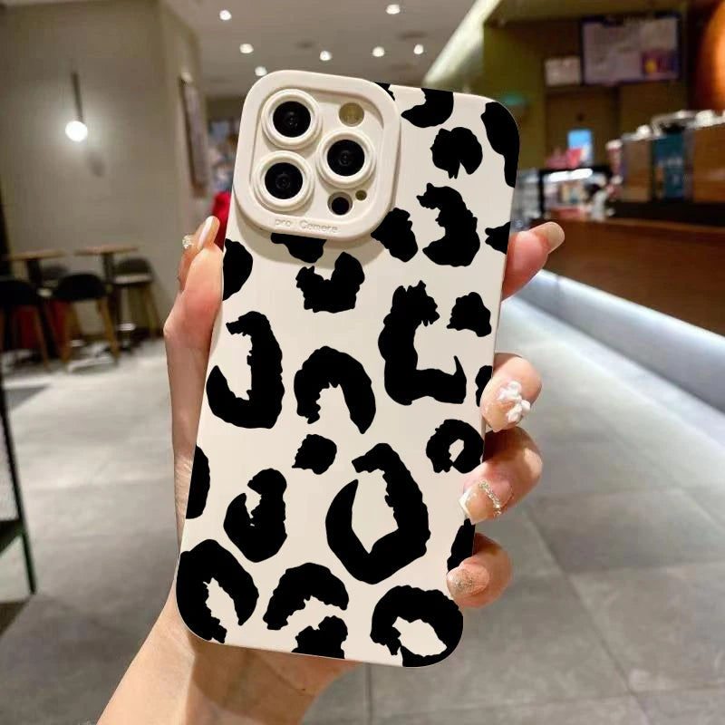 Leopard Design Camera Protective iPhone Case