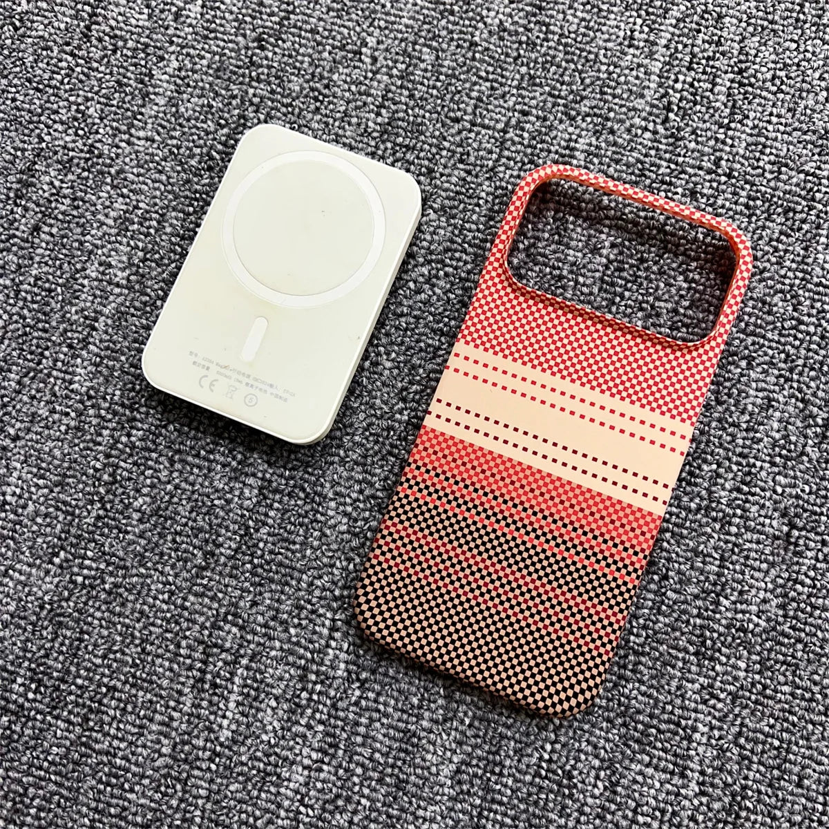 Carbon Fibre Pattern Frameless iPhone Case